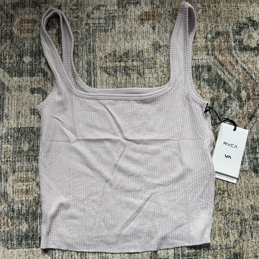 NWT RVCA Slate Tank in Lavender - Size XS